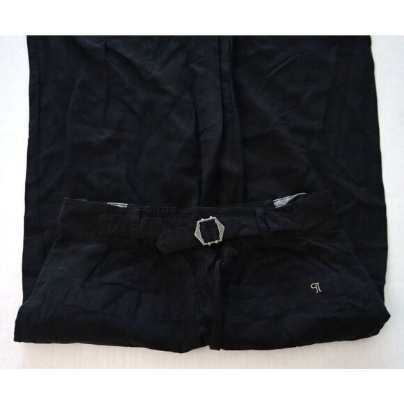 Pilcro x Anthropologie OB1859754 Women Sz 25 Black Boot Tuck Parachute Pants - Picture 8 of 14